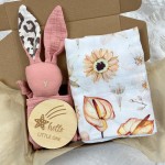 Baby Towel Set Manufacturer - Ins Wooden Milestones Bunny