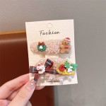 Hair Clip Manufacturer - New Alloy Bow Christmas Theme
