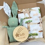 Baby Towel Set Manufacturer - Ins Wooden Milestones Bunny