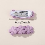 Baby Hair Clip Supplier - Five-Petal Flower Bow Clip