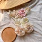 Newborn Gift Set Supplier - Pearl Flower Headband Anti-Slip