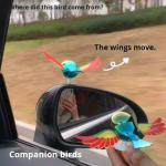 Car Ornament Supplier - 2025 Custom Logo Flying Bird