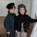 Children Jacket Supplier - Autumn New Fringed Denim
