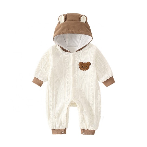 Infant Romper Supplier - Spring Autumn Bilayer Warmth