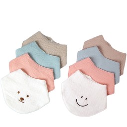 Baby Bib Manufacturer - Pure Cotton Triangle