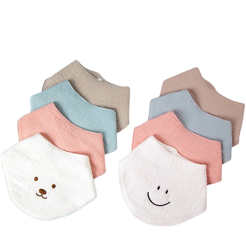 Baby Bib Manufacturer - Pure Cotton Triangle