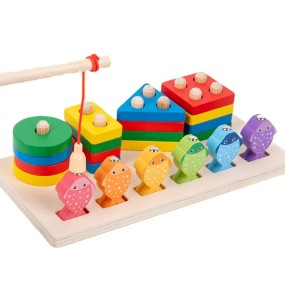 Wooden Toy Manufacturer - Three-dimensional Fishing