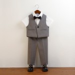 Children Blazer Supplier - British Style Vest Set