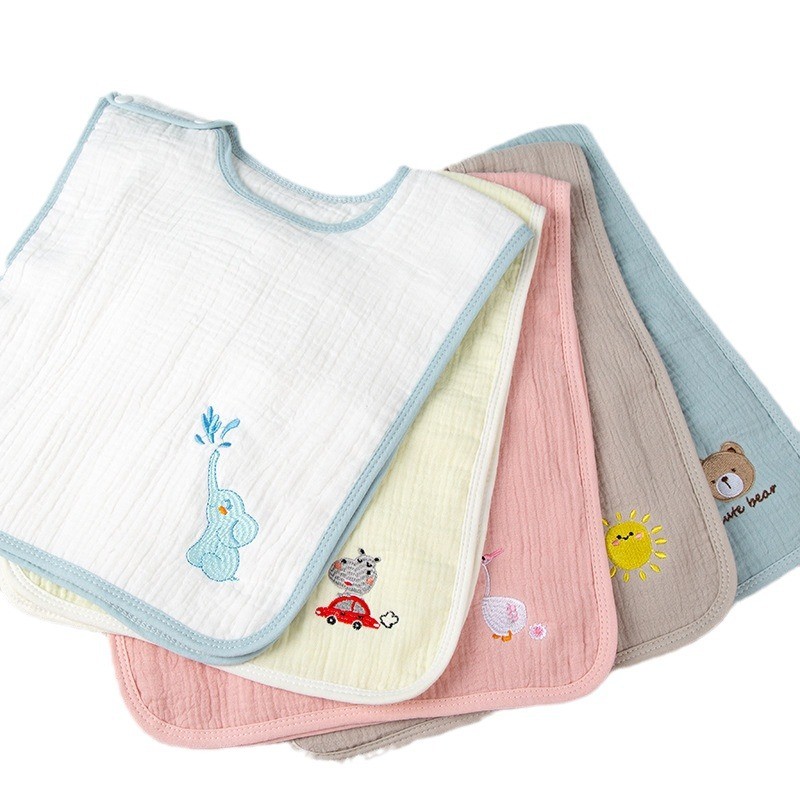 Drool Towel Supplier - Large Rice Snap Button