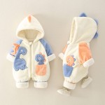 Children Coat Supplier - Cartoon Dinosaur Hooded