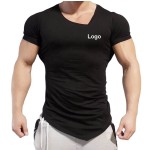 Fitness T-shirt Supplier - Custom Brand V-neck