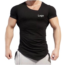 Fitness T-shirt Supplier - Custom Brand V-neck