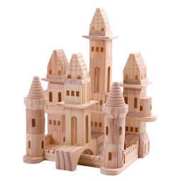 Wooden Castle Supplier - Children Stacked High