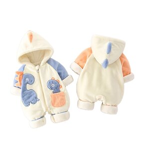 Children Coat Supplier - Cartoon Dinosaur Hooded