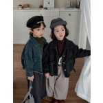 Children Jacket Supplier - Autumn New Fringed Denim