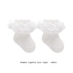 Girls Socks Manufacturer - Summer Thin Mesh Bow