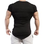 Fitness T-shirt Supplier - Custom Brand V-neck