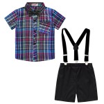 Boys Set Factory - Casual Backstrap Bowtie Checkered