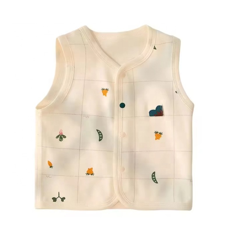 Baby Vest Supplier - Pure Cotton Thin Jacket