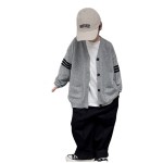 Baby Cardigan Manufacturer - Wholesale Knitted Striped