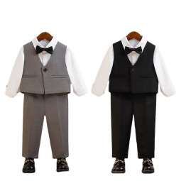 Children Blazer Supplier - British Style Vest Set
