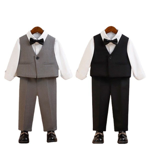 Children Blazer Supplier - British Style Vest Set