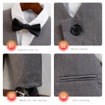 Children Blazer Supplier - British Style Vest Set