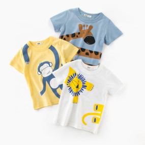 Children T-shirt Manufacturer - Custom Short Sleeve Animal