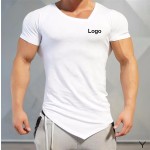 Fitness T-shirt Supplier - Custom Brand V-neck