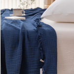 Cotton Blanket Manufacturer - 4-Layer Crepe Crinkle Organic