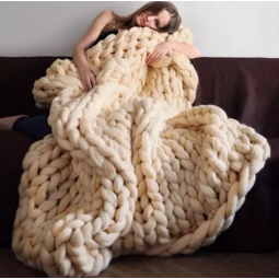 Throw Blanket Supplier - Texture Chunky Cable Knit