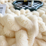 Fur Blanket Factory - 100% Polyester Faux Rabbit