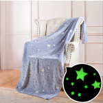 Glow Blanket Supplier - Dark Floral Pattern Fleece