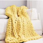 Throw Blanket Supplier - Wholesale Handmade Thick Knit