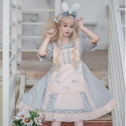 Lolita Dress Supplier - Cute Bow Maid Costume