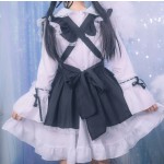Cosplay Dress Manufacturer - Black White Lolita Gothic