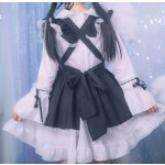 Cosplay Dress Manufacturer - Black White Lolita Gothic