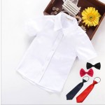 Boy Shirt Supplier - Summer White Short Sleeve