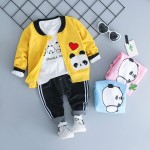 Boy Wear Manufacturer - Autumn Three-piece Cartoon