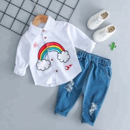 Boy Set Supplier - 2018 Long-sleeved Shirt
