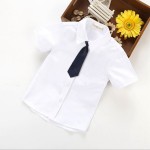 Boy Shirt Supplier - Summer White Short Sleeve