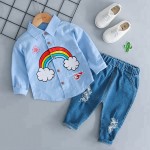 Boy Set Supplier - 2018 Long-sleeved Shirt