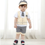 Baby Clothes Set Manufacturer - 2016 England Style 3pcs