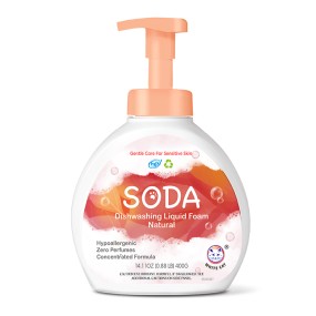 OEM ODM Brand Name Household Cleaning Foaming Eco Dishwashing Liquid for Dish Cleaning