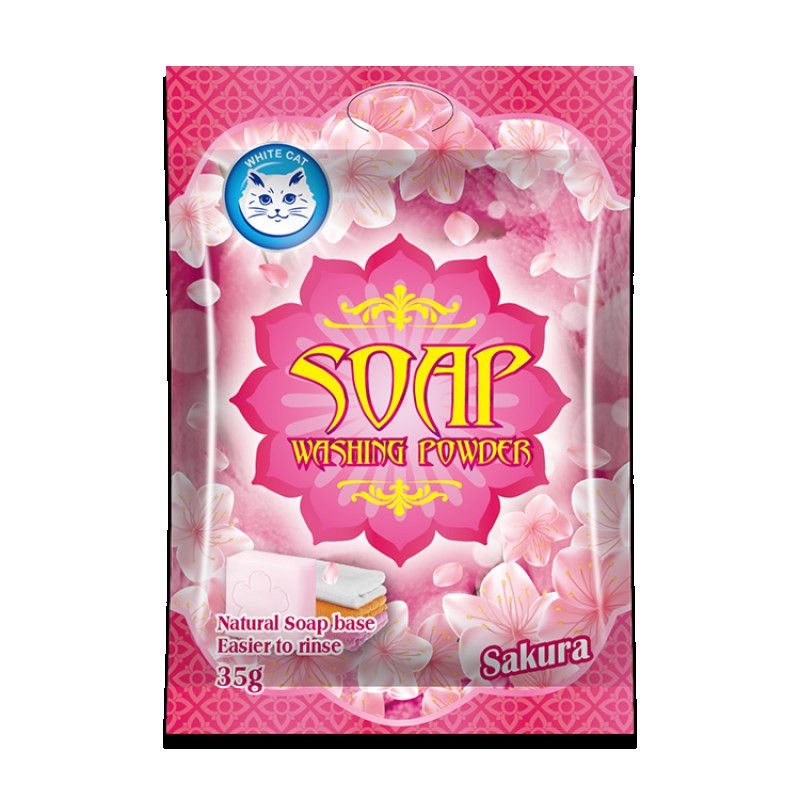 35G Laundry Powder Rich Foam Ultra Cheap Washing Laundry Biodegradable Clean Organic Detergent Soap Powder