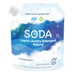 温和护理敏感皮肤除臭剂天然液体洗衣洗涤剂家庭清洁产品
