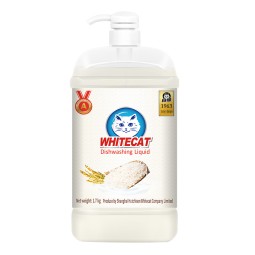 白猫OEM 1700g制造商有效的洗涤剂化学品大米水洗碗液
