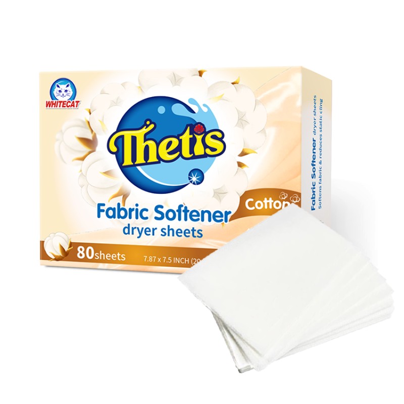 Eco -friendly Tumble Drier Sheets Factory Supplier Perfume Scent Laundry Fabric Softener Sheets Anti-static Dryer Sheet