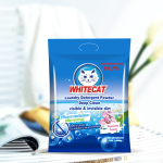 白色猫深层清洁洗衣粉洗衣粉与工厂价格