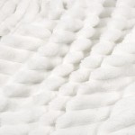 Fleece Blanket Supplier - White 50x60 Inches Cozy